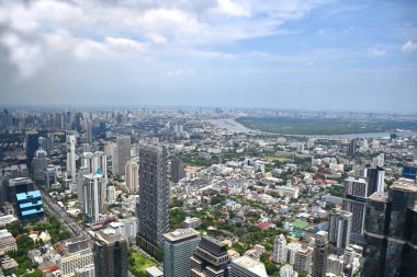 Bangkok - King Power Mahanakhon Gökdelen - Kapalı ve Açık 360 derece gözlem güvertesi, Cam Tepsi Deneyimi, Hidrolik Cam Asansör