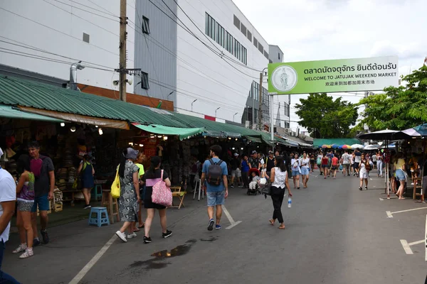 Μπανγκόκ-Τσάουτσακ ή Τζατούτζακ ή JJ αγορά Σαββατοκύριακου — Φωτογραφία Αρχείου