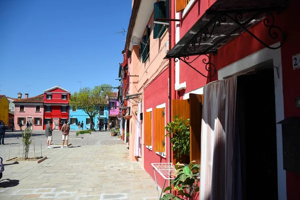Burano Italy July 2019 Cityscape Pictures Lovely Stunning Fresh Vibrant — Stock Photo, Image