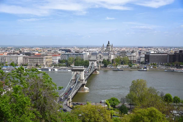 Vista panorámica de la ciudad del lado de Pest de Budapest —  Fotos de Stock