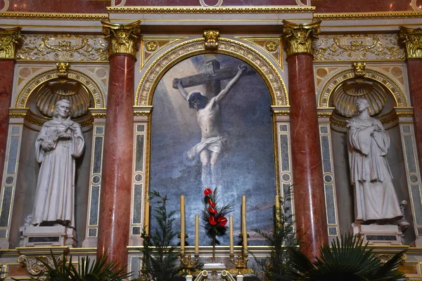 Budapeste Hungria 2019 Basílica Santo Estêvão Húngaro Szent Istvan Bazilika — Fotografia de Stock