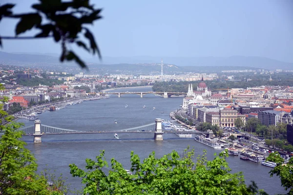 Vista panorámica de Budapest con monumentos —  Fotos de Stock