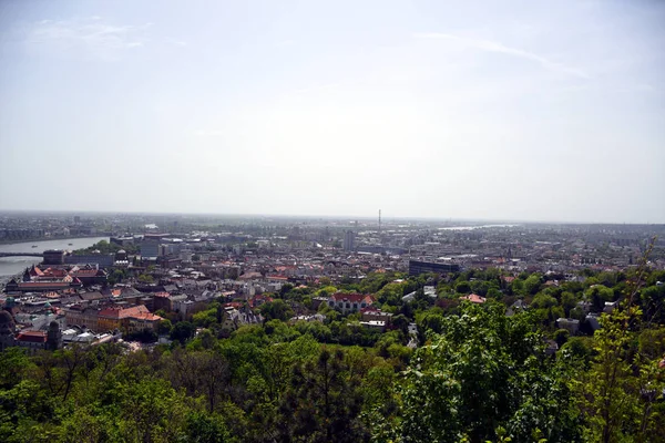 Panoramisch Uitzicht Het Stadsgezicht Van Lagymanyos — Stockfoto