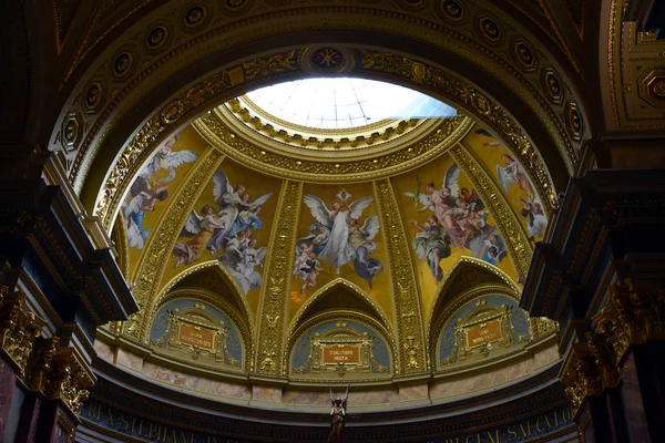 Budapest Hungary 2019 Beautiful Stephen Basilica Hungarian Szent Istvan Bazilika — Stock Photo, Image
