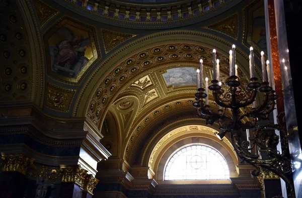 Budapest Hungary 2019 Beautiful Stephen Basilica Hungarian Szent Istvan Bazilika — Stock Photo, Image