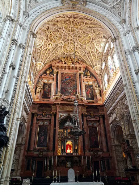 Interior da Mesquita-Catedral de Córdoba — Fotografia de Stock