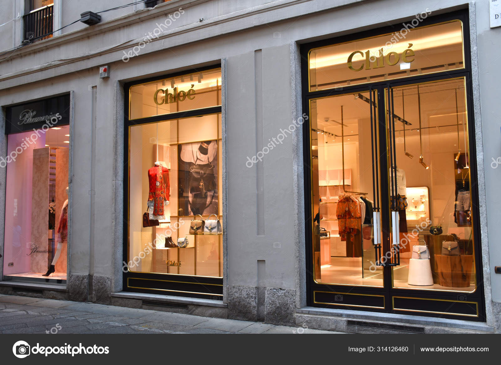 Milan Ital July 2019 Chlo Store Entrance Storefront Milan Della