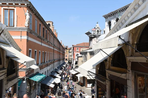 Βενετία Ιταλία 2019 Άποψη Της Οδού Ruga Dei Oresi Από — Φωτογραφία Αρχείου