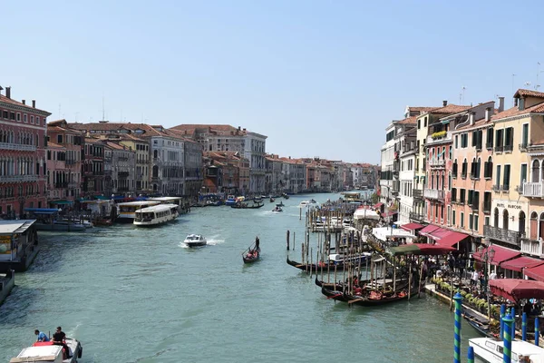 Venezia Italia 2019 Splendida Suggestiva Vista Sulla Romantica Venezia Con — Foto Stock