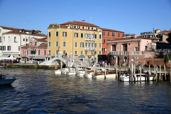 Veneza Itália 2019 Vista Bonita Deslumbrante Bela Romântica Veneza Com — Fotografia de Stock