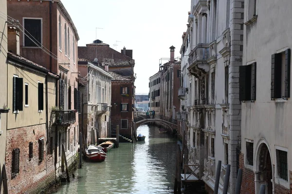 Veneza Itália 2019 Vista Bonita Deslumbrante Bela Romântica Veneza Com — Fotografia de Stock