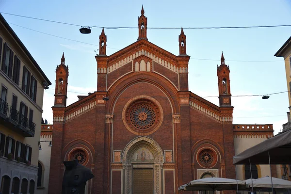 Milano 2019 Chiesa Santa Maria Del Carmine Piazza Carmine Nel — Foto Stock