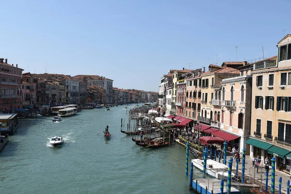 Venezia Italia 2019 Splendida Suggestiva Vista Sulla Romantica Venezia Con — Foto Stock