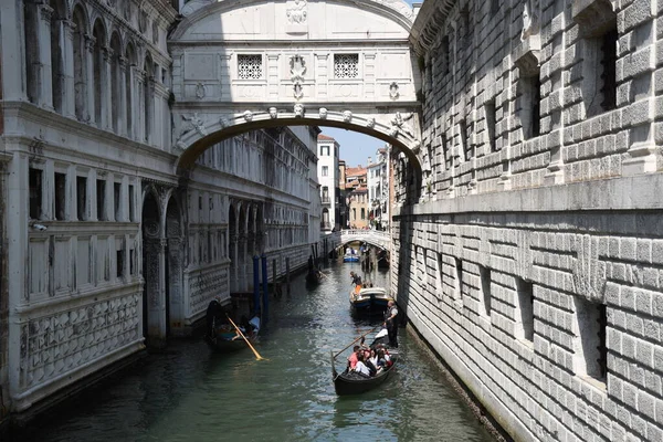 Venice Italy 2019 View Paglia Bridge Ponte Della Paglia Bridge — 스톡 사진