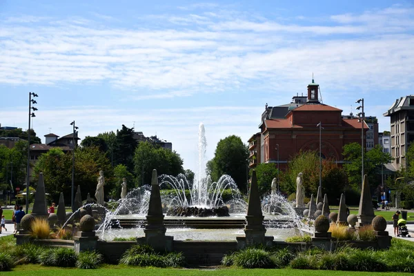 Milano Olaszország 2019 Fountain Four Seasons Fontana Delle Quattro Stagioni — Stock Fotó