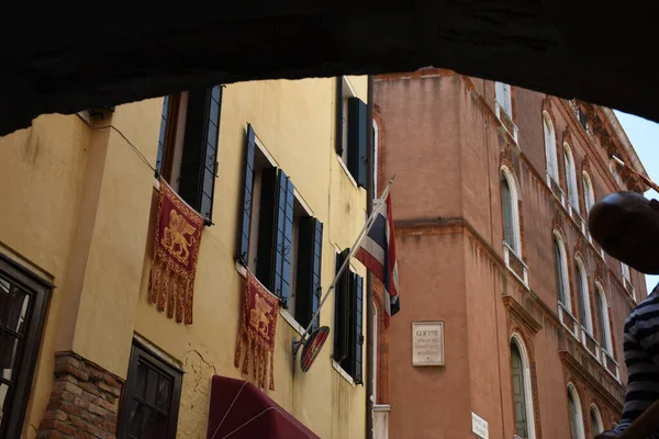 Venezia Italia 2019 Accoglienti Rilassanti Romantiche Strade Venezia Con Una — Foto Stock