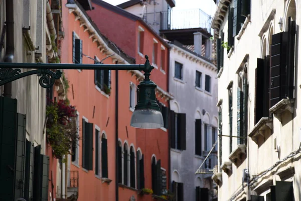 Venezia Italia 2019 Accoglienti Rilassanti Romantiche Strade Venezia Con Una — Foto Stock