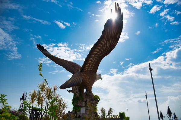 Langkawi Malásia 2019 Eagle Square Dataran Lang Uma Das Atrações — Fotografia de Stock