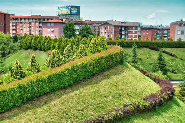 Alfa Romeo Park Neuen Modernen Viertel Portello Mailand — Stockfoto