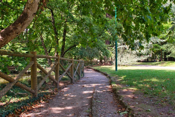 Indro Montanelli Public Gardens Importante Storico Parco Cittadino Milano — Foto Stock