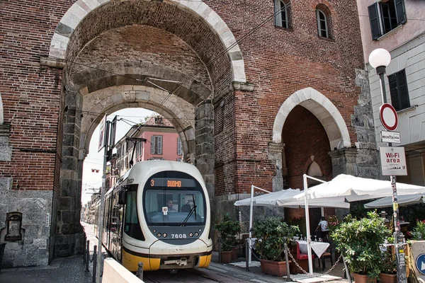 Μιλάνο Ιταλία 2020 Αρχαία Πύλη Της Porta Ticinese Porta Ticinese — Φωτογραφία Αρχείου