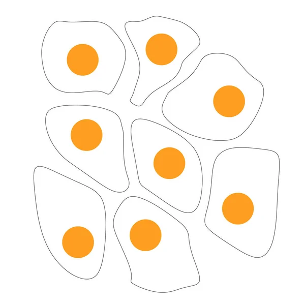 Huevos Vectoriales Establecidos Para Sus Ideas Perfecto Para Sus Ideas — Vector de stock