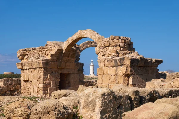 Parque arqueológico de Paphos em Kato, Pafos, Chipre — Fotografia de Stock