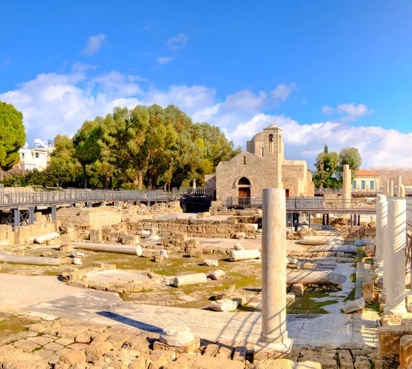 Panagia Chrysopolitissa Basílica de Chipre — Fotografia de Stock