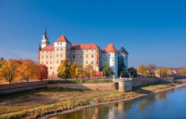 Hartenfels castle in Torgau, a town on the banks of the Elbe riv