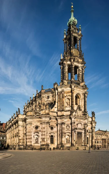 德国德累斯顿的Hofkirche — 图库照片