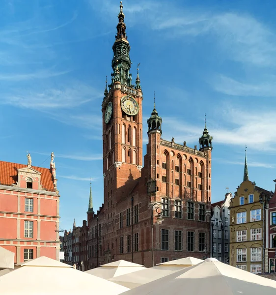 Altes Rathaus in Danzig, Polen — Stockfoto