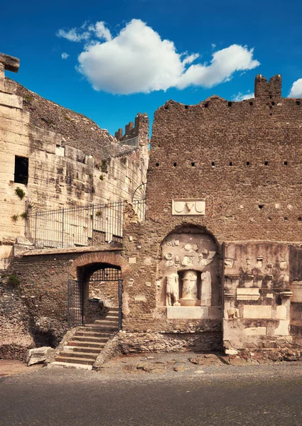 Roma 'daki Ortaçağ Şatosu Caetani Via Appia — Stok fotoğraf