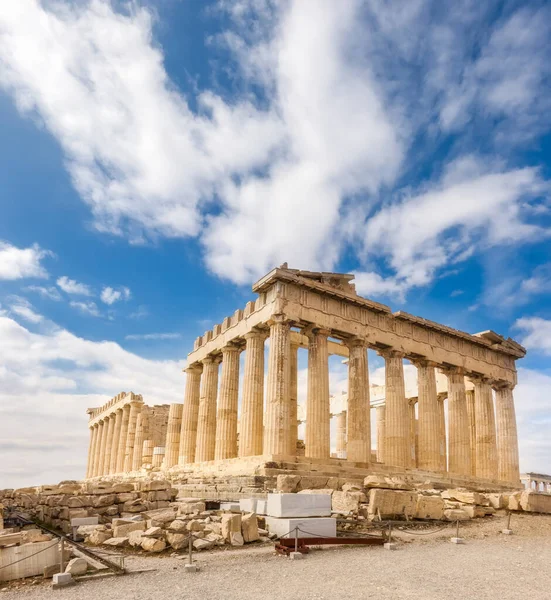 Templo de Partenon, a Acrópole em Atenas, Grécia — Fotografia de Stock