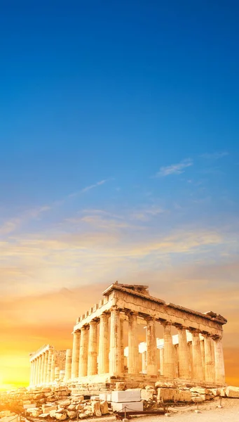 Temple du Parthénon, Acropole d'Athènes, Grèce — Photo
