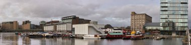 Panorama, Dublin Rıhtımı 'nın modern bölümü veya Silikon Rıhtımı