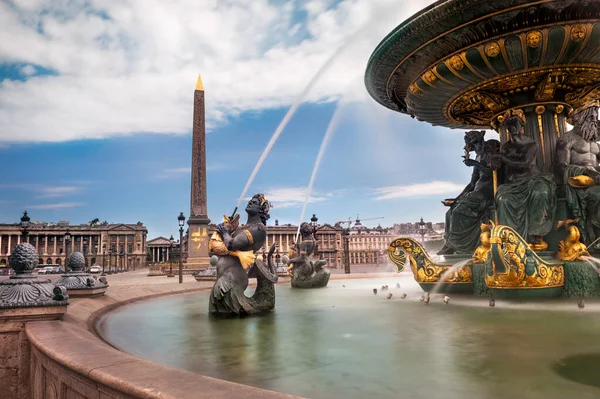 Place de la Concorde a Parigi — Foto Stock