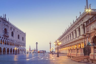 St. Marks Meydanı, Venice İtalya 'daki Duks Sarayı.