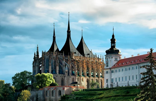 Babara Kirche Der Abendsonne — Stockfoto