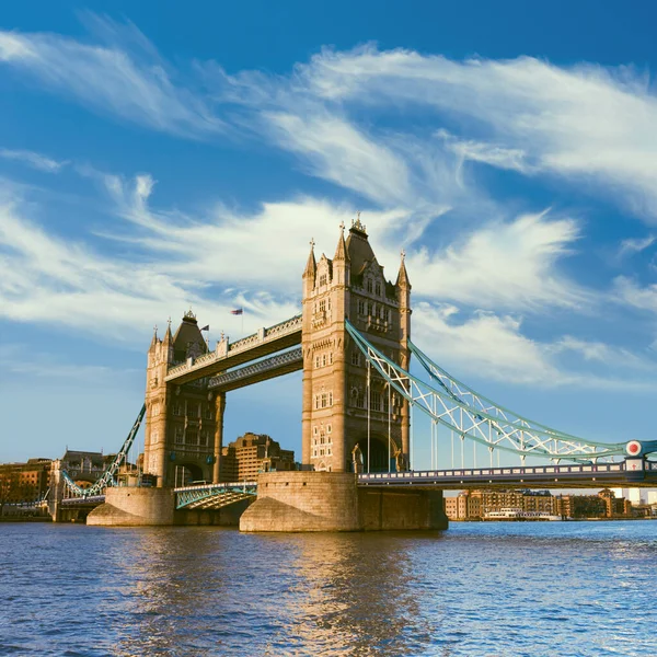 Tower Bridge Londra Nel Pomeriggio — Foto Stock