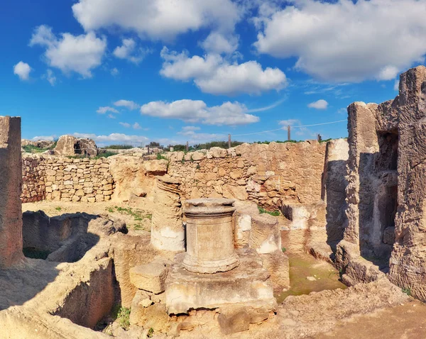 Tombs of the Kings, archaeological museum in Paphos city, Cyprus — ストック写真