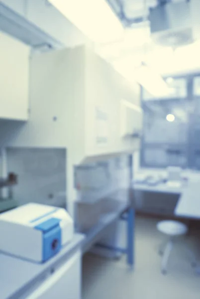Εργαστήριο Κυτταρικής Καλλιέργειας Ερευνητικές Εγκαταστάσεις Τονισμένο Και Θολό Εργαστηριακό Υπόβαθρο — Φωτογραφία Αρχείου
