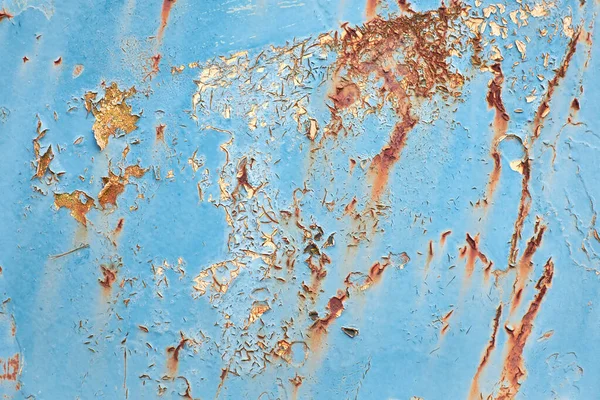 Grunge oxidado textura azul-marrón —  Fotos de Stock