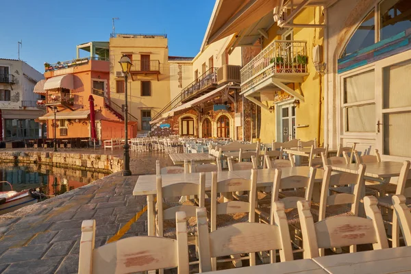 レティムノ旧市街 レティムノン レティムノン ハバー クレタ島 ギリシャ — ストック写真