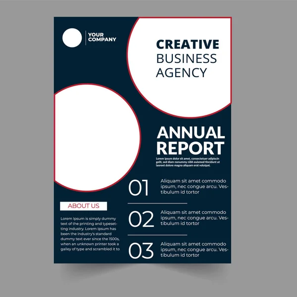 Corporate Flyer Design Vorlage Für Geschäftsbroschüren Jahresberichterstattung Broschüre Für Bildung — Stockvektor