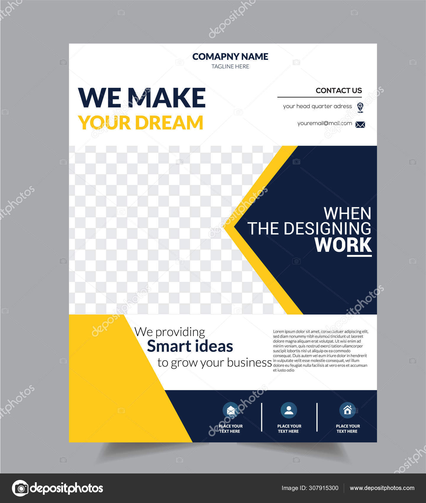 Corporate Business Flyer Broschure Design Vorlage Stockvektor C Dnezel