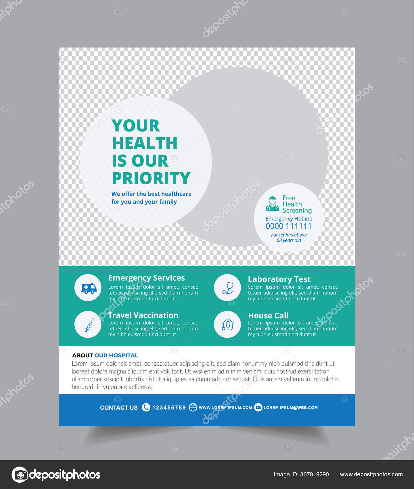 Medical Hospital Health Care Cover Template Design Report Medical In Medical Report Template Free Downloads