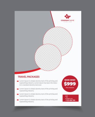 Creative Flyer broşür tasarımı, Kurumsal iş Flyer boyutu A4 şablon, yaratıcı broşür Şablon