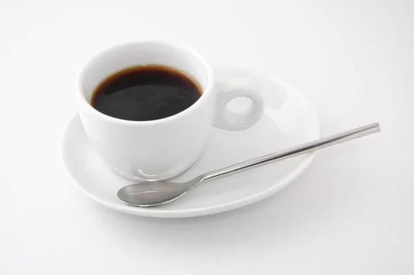 Taza de café aislado sobre fondo blanco — Foto de Stock