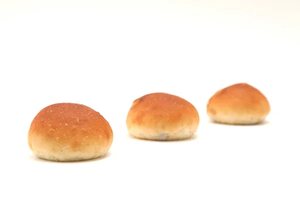 Russin smör bröd tabell rulle isolerad på vit bakgrund — Stockfoto