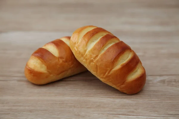 Masło chleb roll na stole — Zdjęcie stockowe